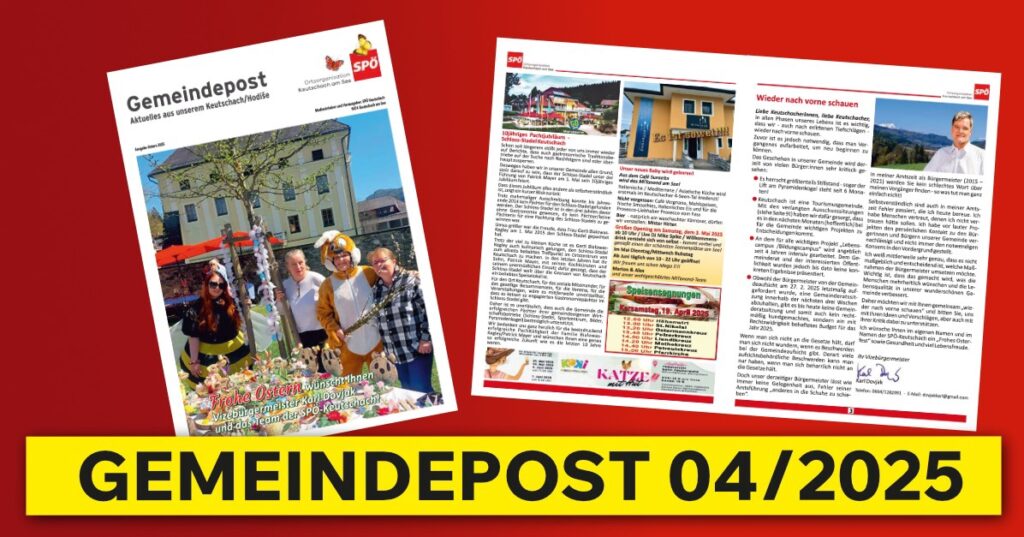Gemeindepost April 2025 Keutschach/Hodise
