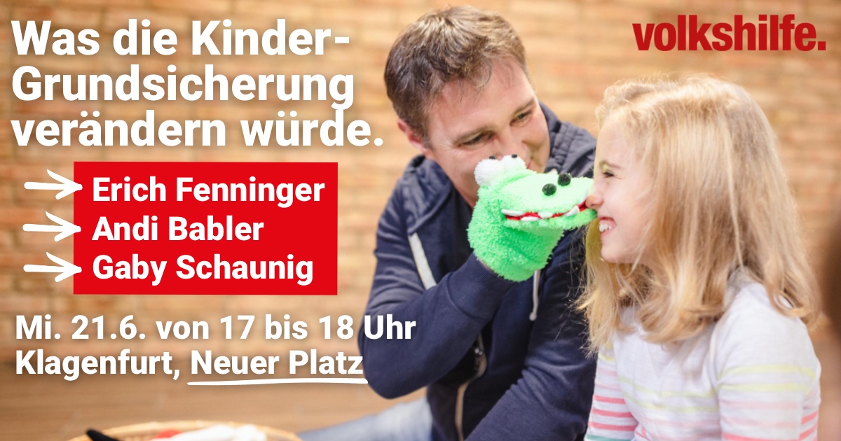 Tour de Chance Veranstaltung in Klagenfurt &ndash; Was die Kindergrundsicherung ver&auml;ndern w&uuml;rde